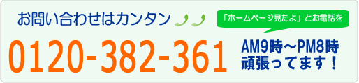 問い合わせ0120-382-361